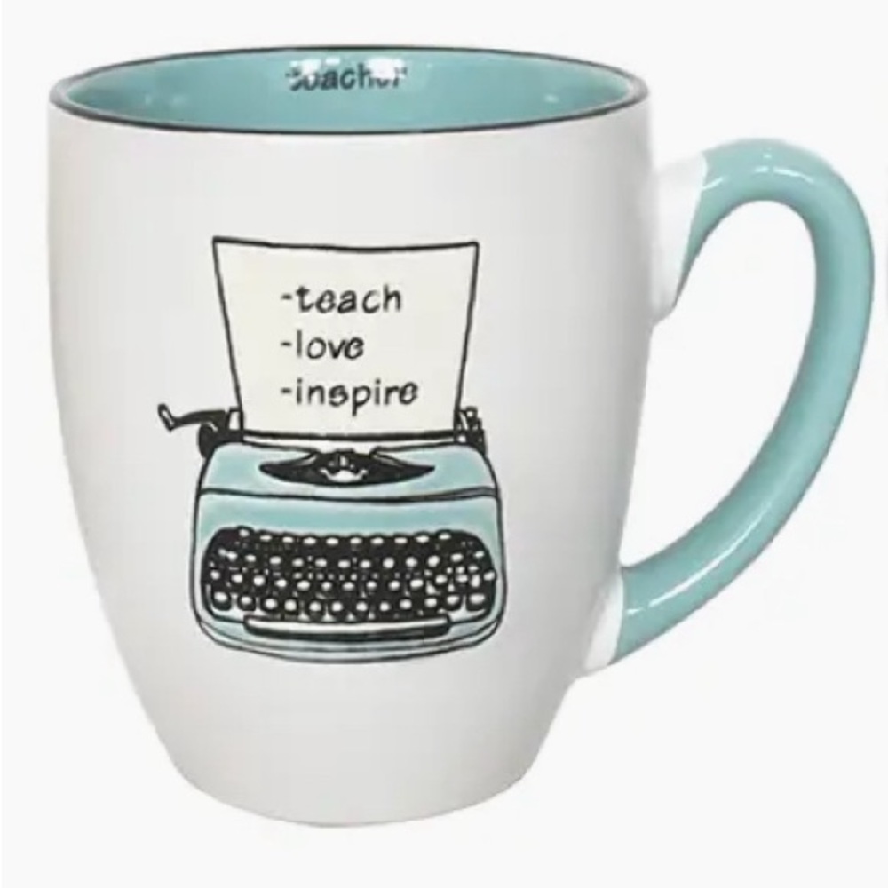 Blue Sky Clay-works Ili Teach Time Mug 17Oz